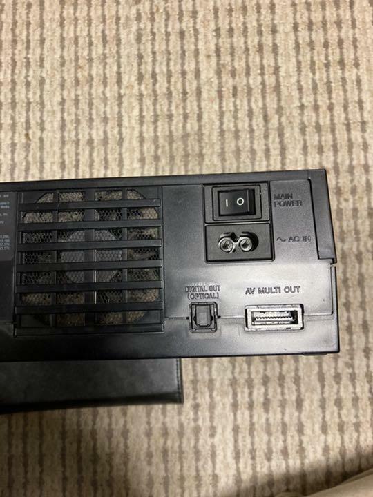 SONY PS2 PlayStation 2 SCPH-10000 Black Console NTSC-J Used Game good operation