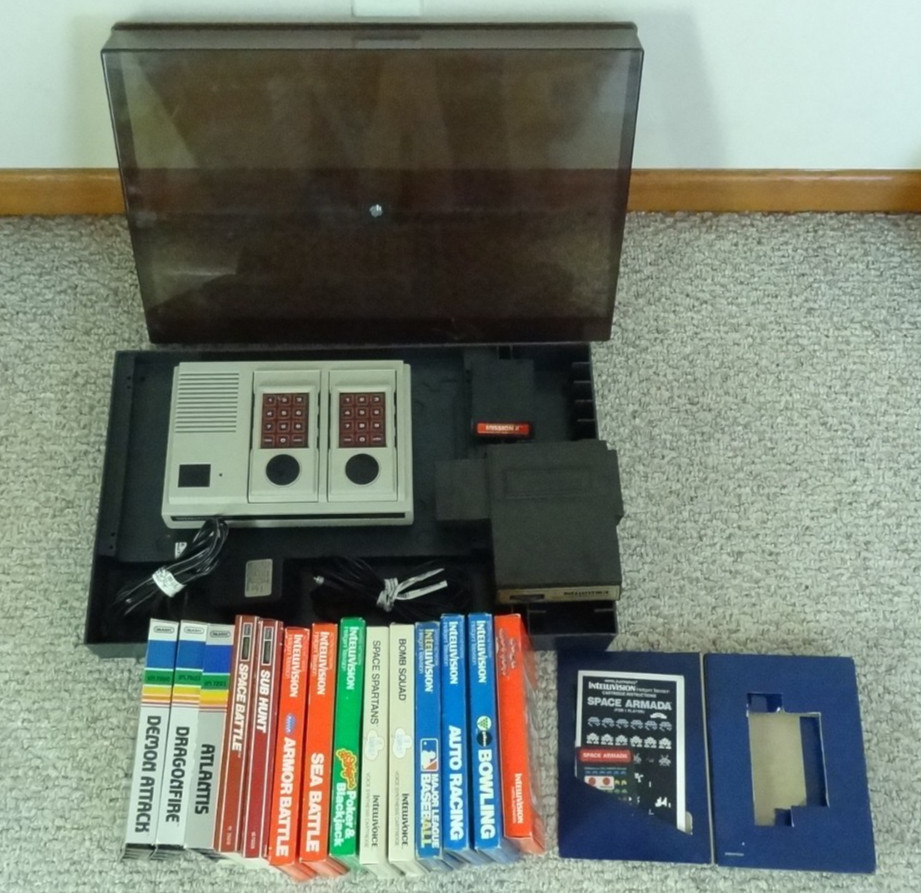 INTELLIVISION 2 5872 Rf, Power, Storage, Intellivoice & 15 Gms Mission X Works