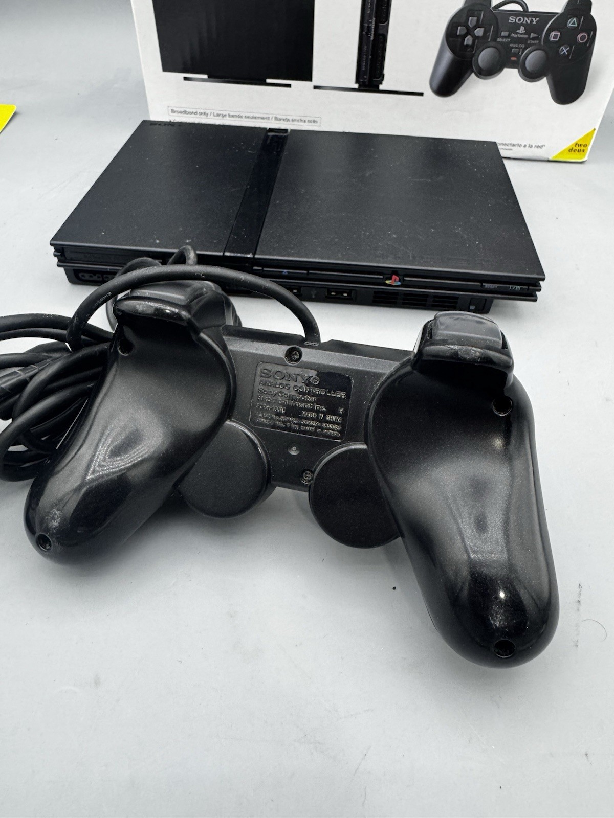 PlayStation 2 Slim Tested & Cleaned Complete In Box New Laser