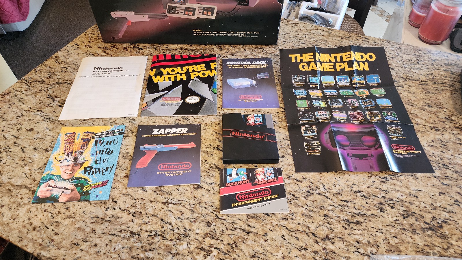 🎮 Nintendo Entertainment System NES Original Console – w/ Original Gray Zapper