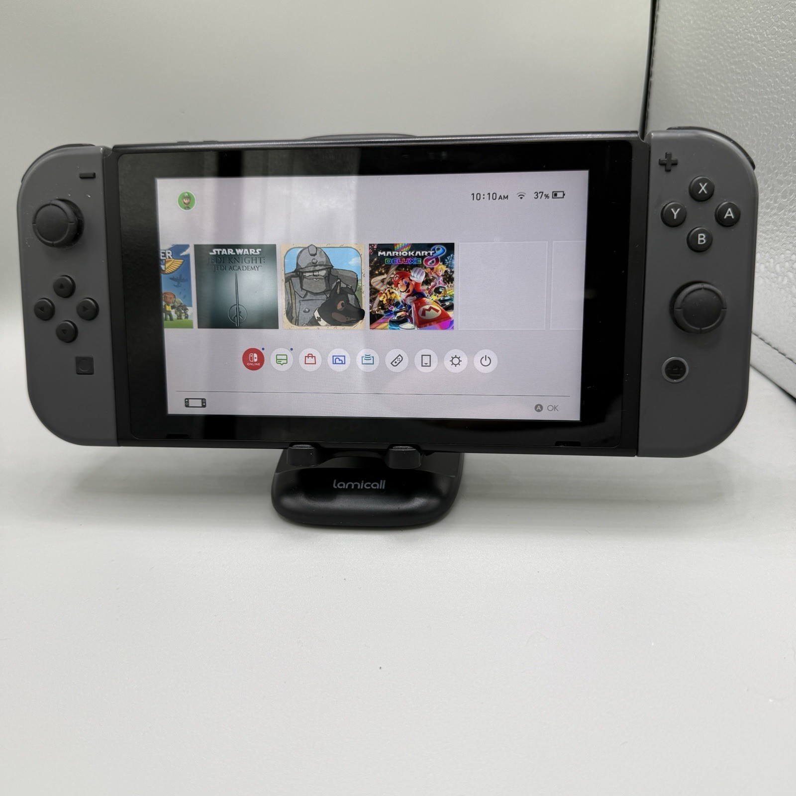 Nintendo Switch v1 Console Gaming System HAC-001 Black Gray