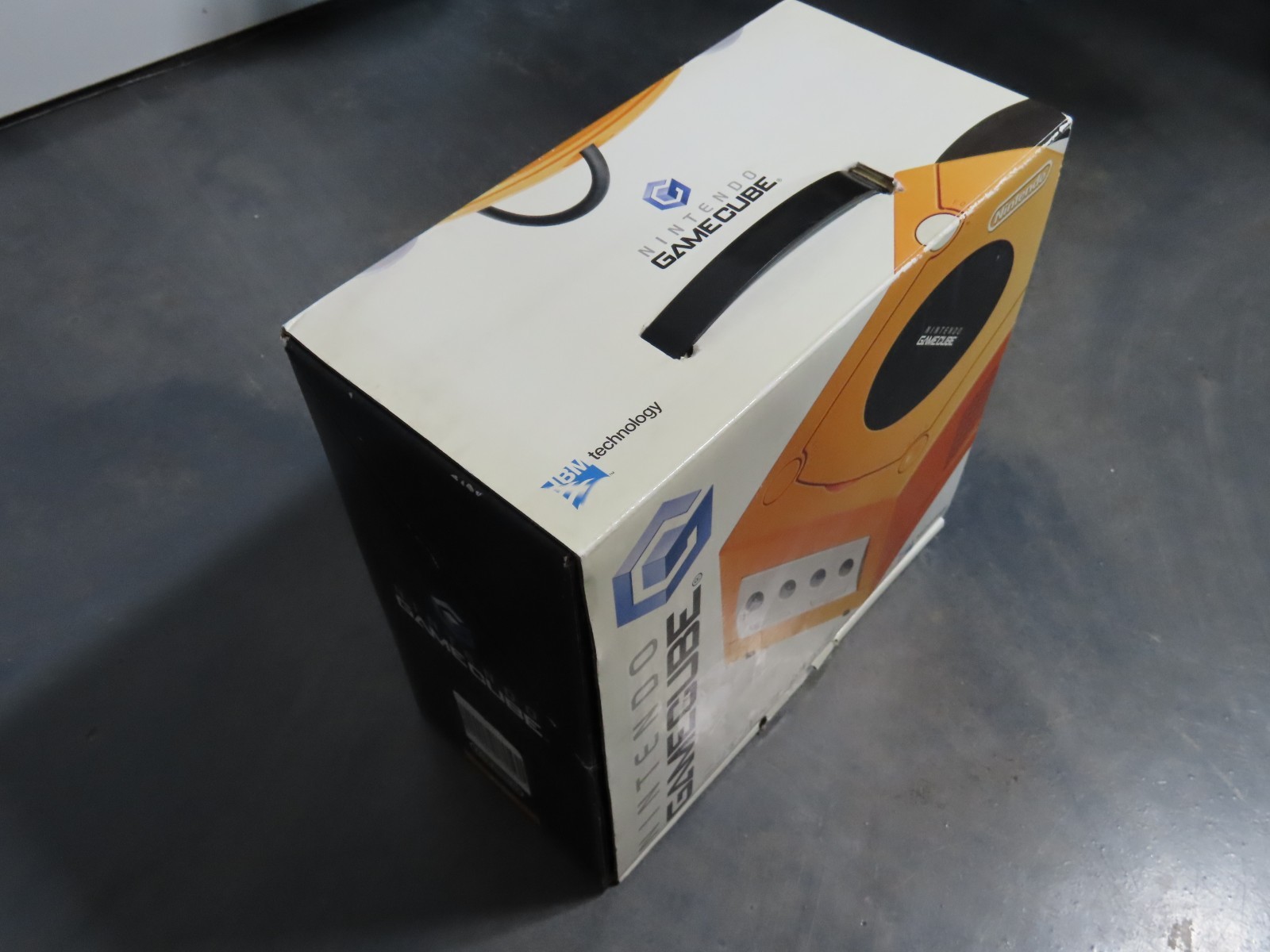 Nintendo GameCube Console CIB Orange Spice RECAPPED, NEAR MINT SHELL, USA REGION