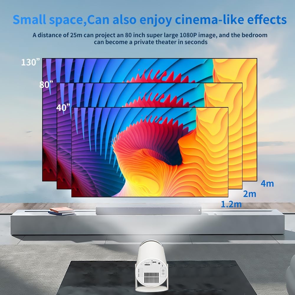 X10 Plus Retro Game Console with Projector,4K HD Portable Projector with 1000…