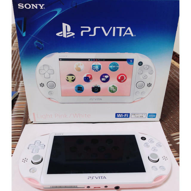 Sony PlayStation (R) Vita PCH-2000 ZA19 Light Pink /White Console Wi-Fi Model