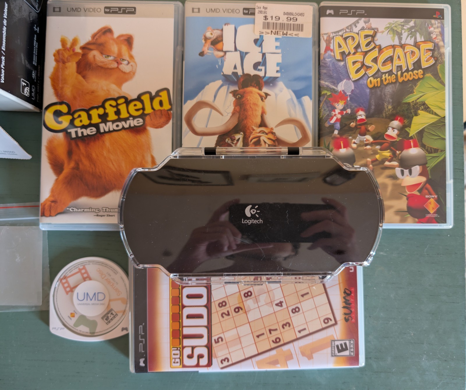 Sony Playstation PSP-1001 Handheld Game Console Bundle