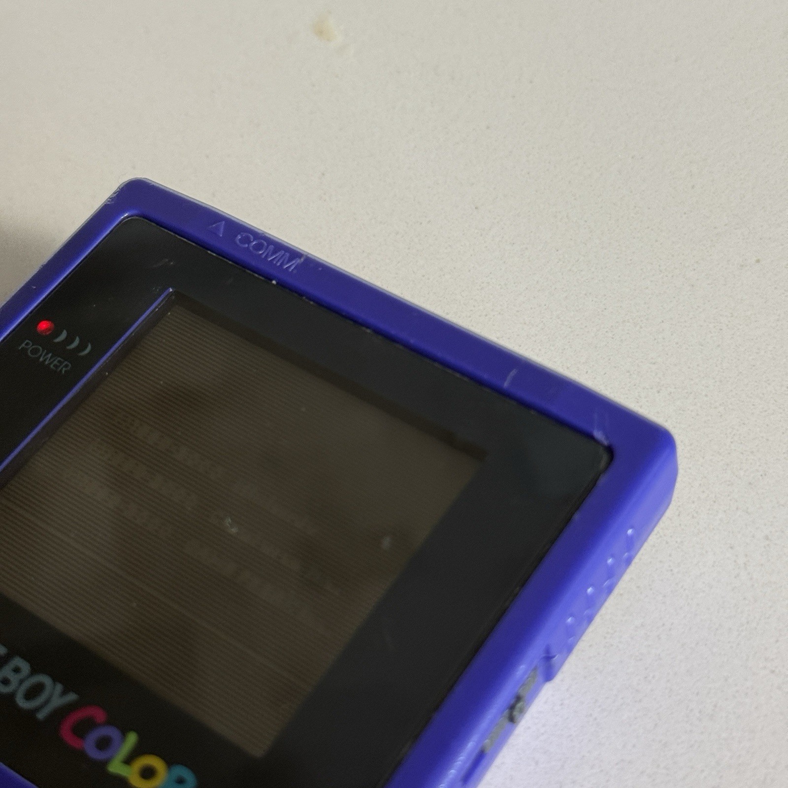 Nintendo Game Boy Color Grape Purple (CGB-001) Tested Working OEM