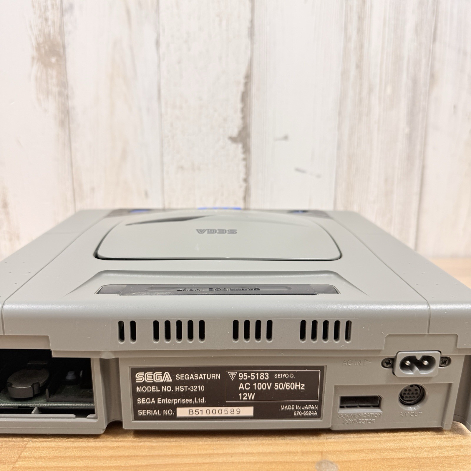 SEGA Saturn HST-3210 Console Japanese Version Tested Working Used