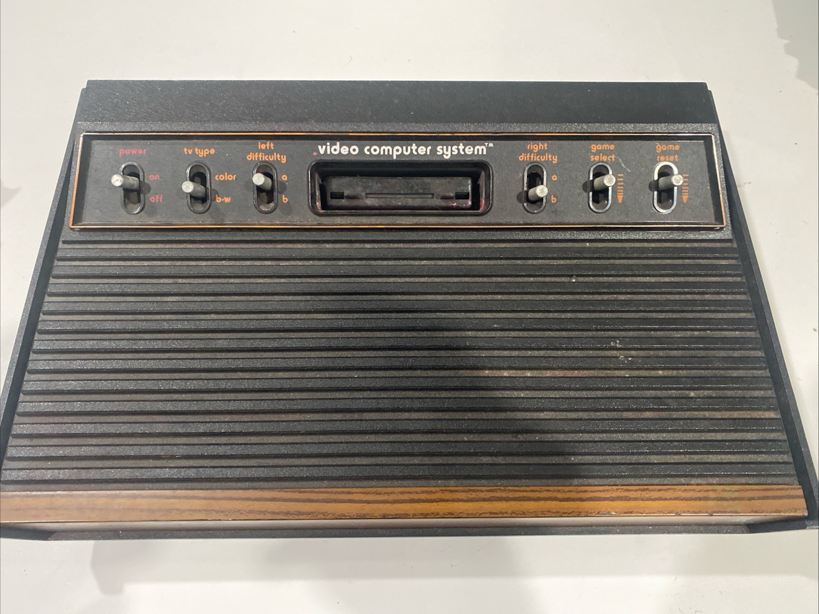 Atari 2600 Launch Edition Woodgrain Console (NTSC) Untested