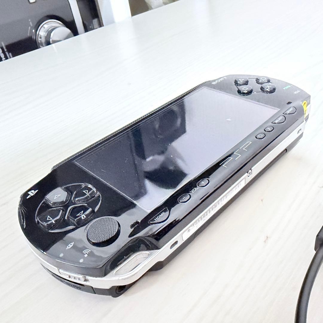 PSP Sony Psp-1000 Main Body Black Ac Adapter Included Japan