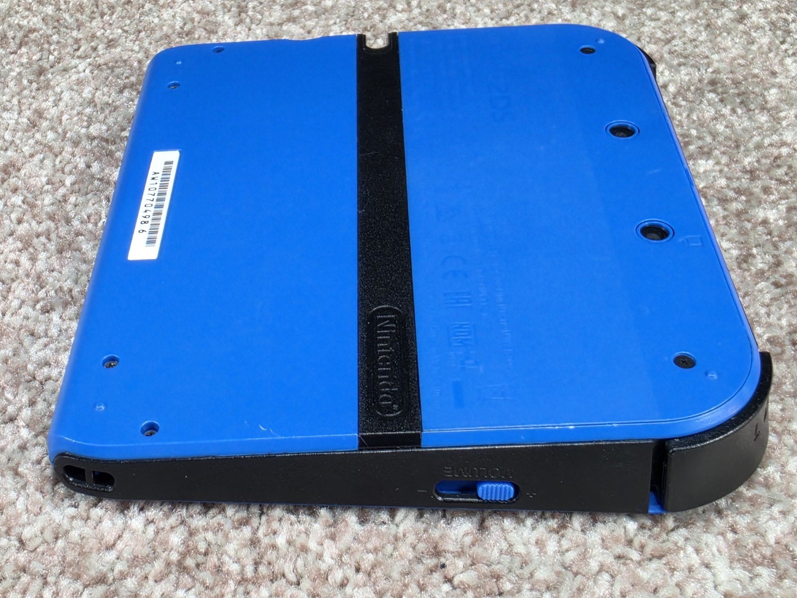 Nintendo 2DS Electric Blue Console w/ OEM Charger Tested Works No Stylus