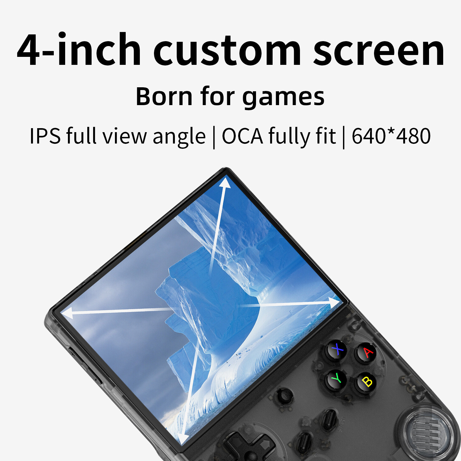ANBERNIC RG 40XXV Retro Handheld Game Console Linux 64-Bit 64G TF 4K+Games Gift