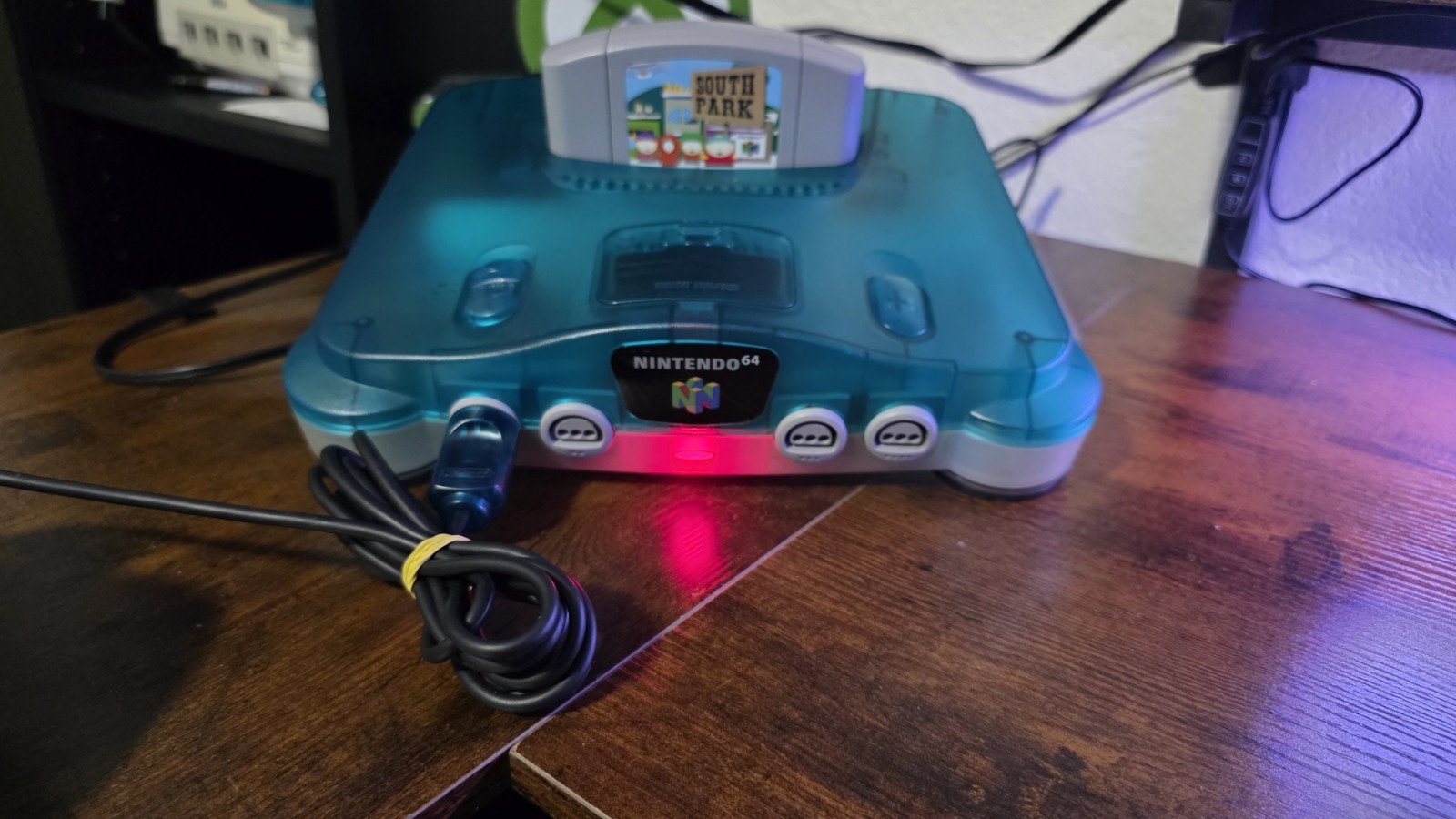 Nintendo 64 N64 Ice Blue Funtastic Console Controller Pak Region Free Bundle