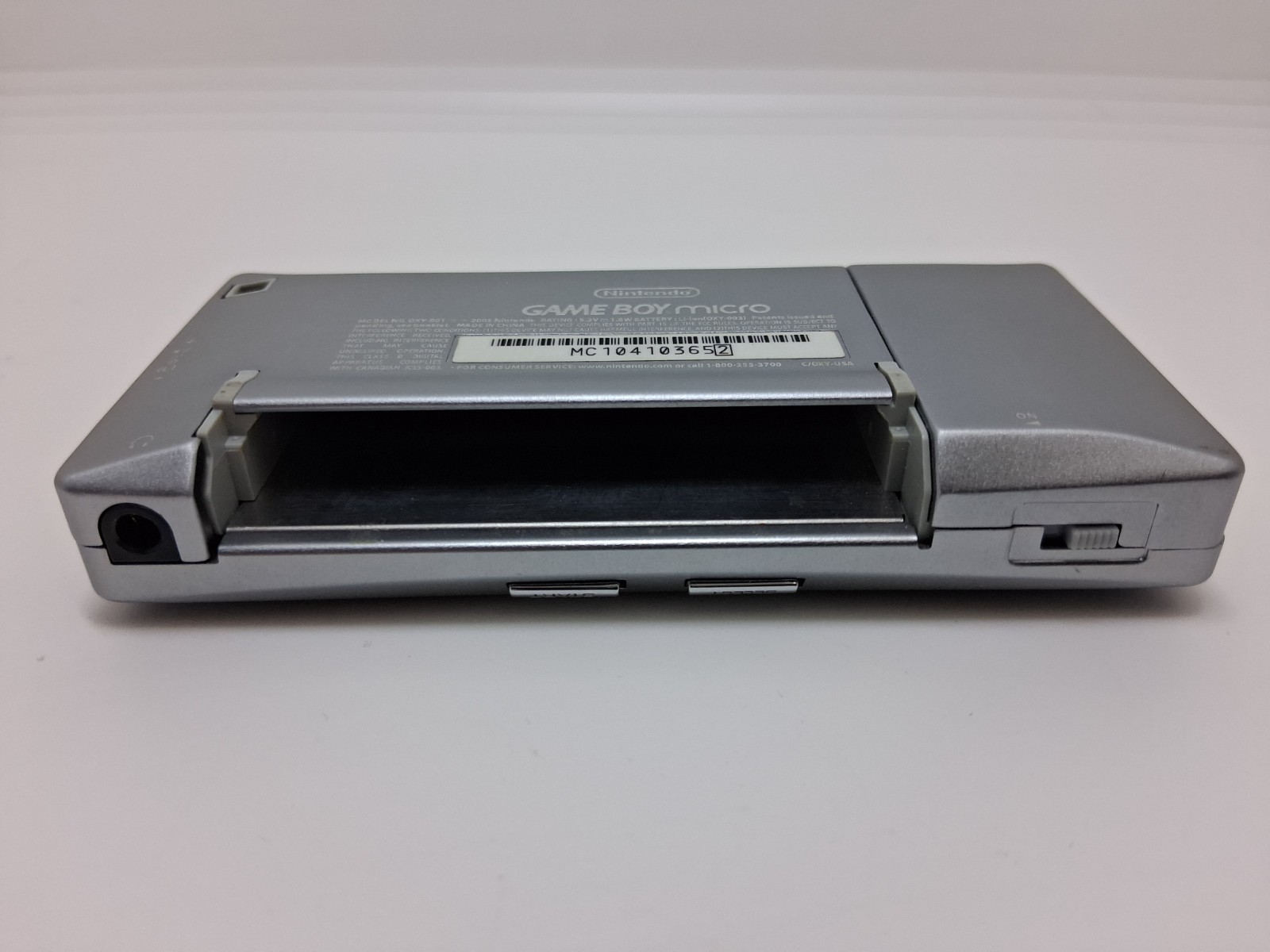 Nintendo Gameboy Advance GBA Micro Handheld Console Black/Silver