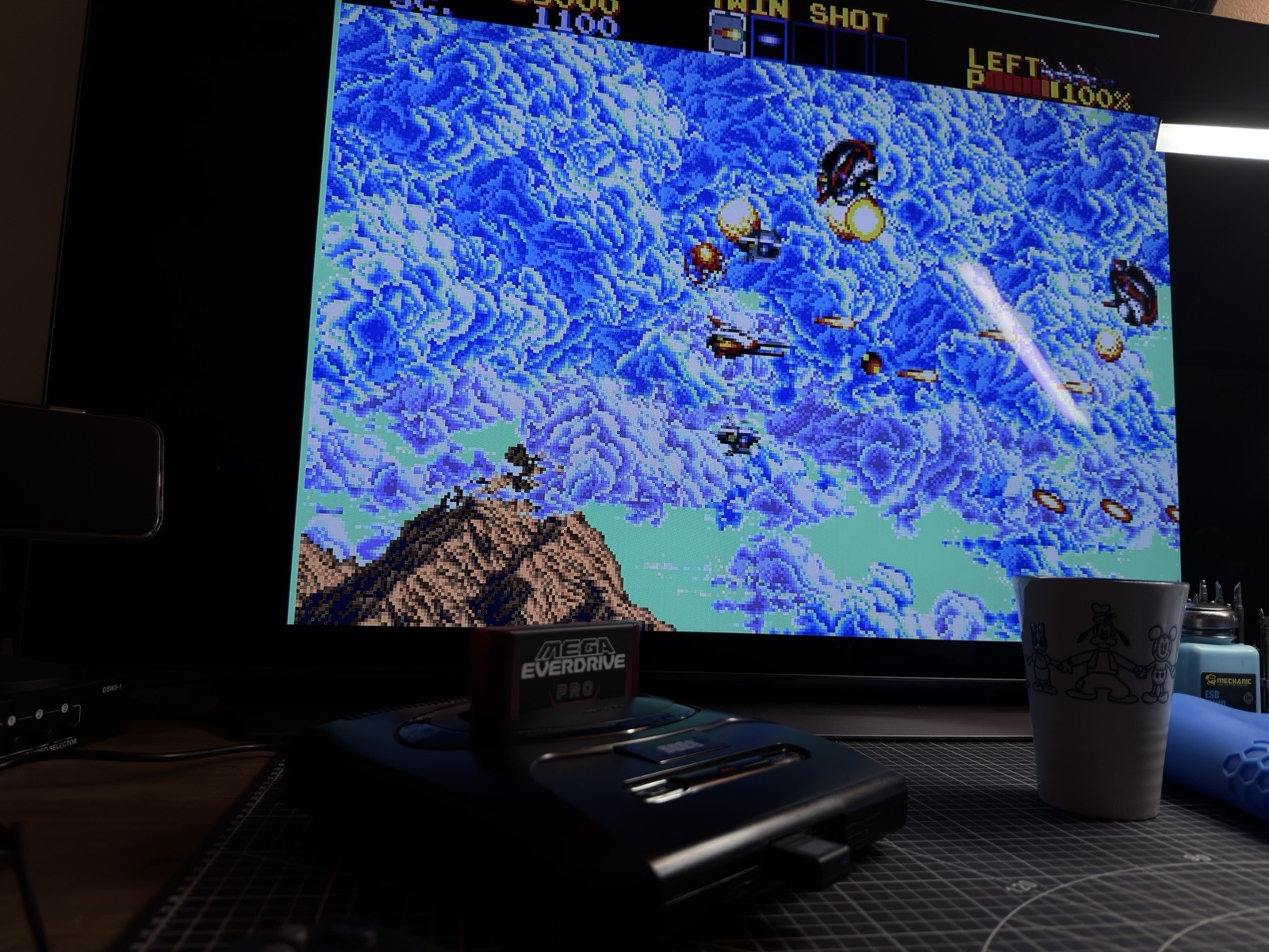Sega Genesis Console Bundle Triple Bypass 3BP RGB Recapped LED VA1.8 🇺🇸 Seller