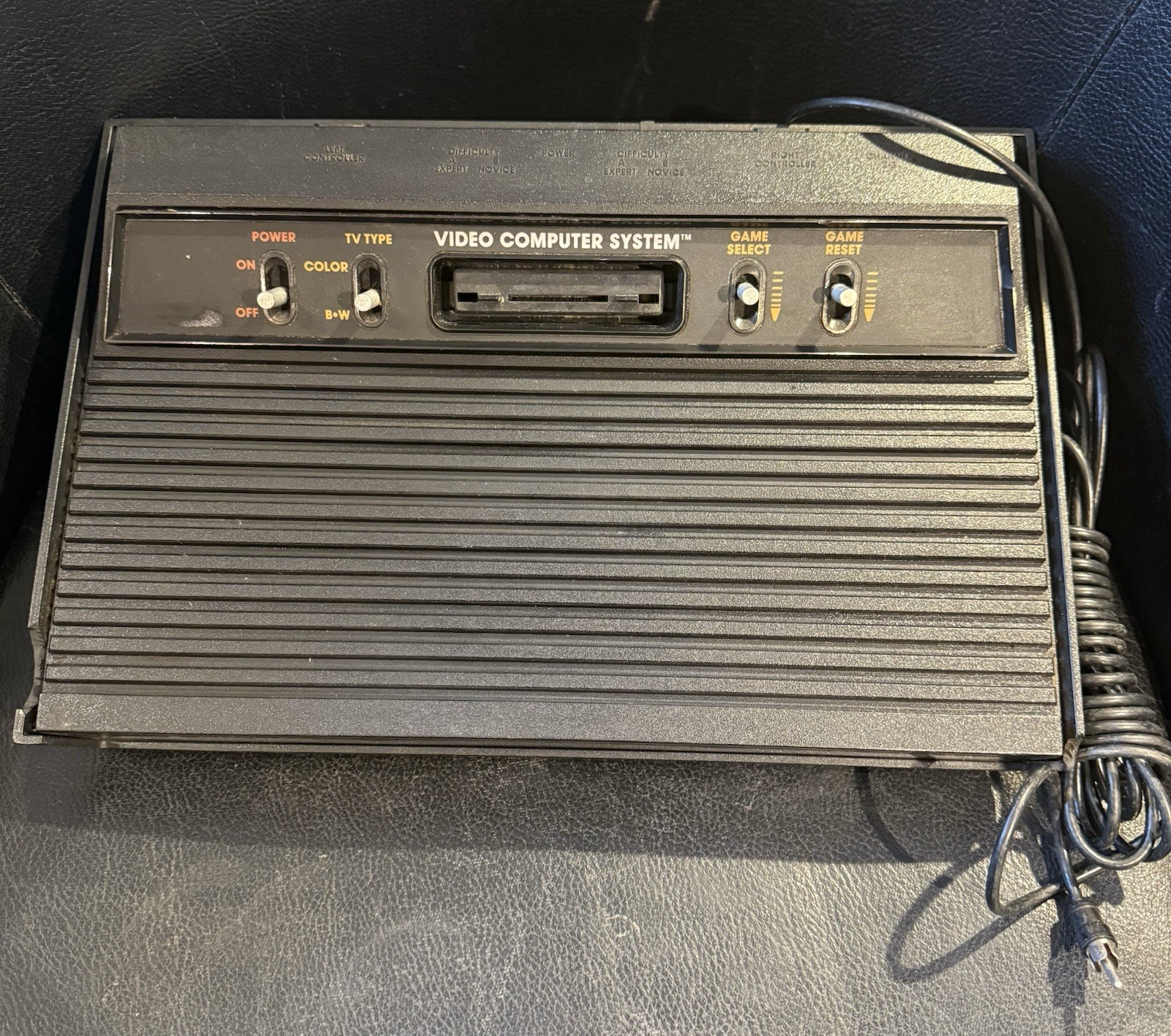 Atari 2600A Darth Vader Black Edition Console CX2600 Cr- Untested