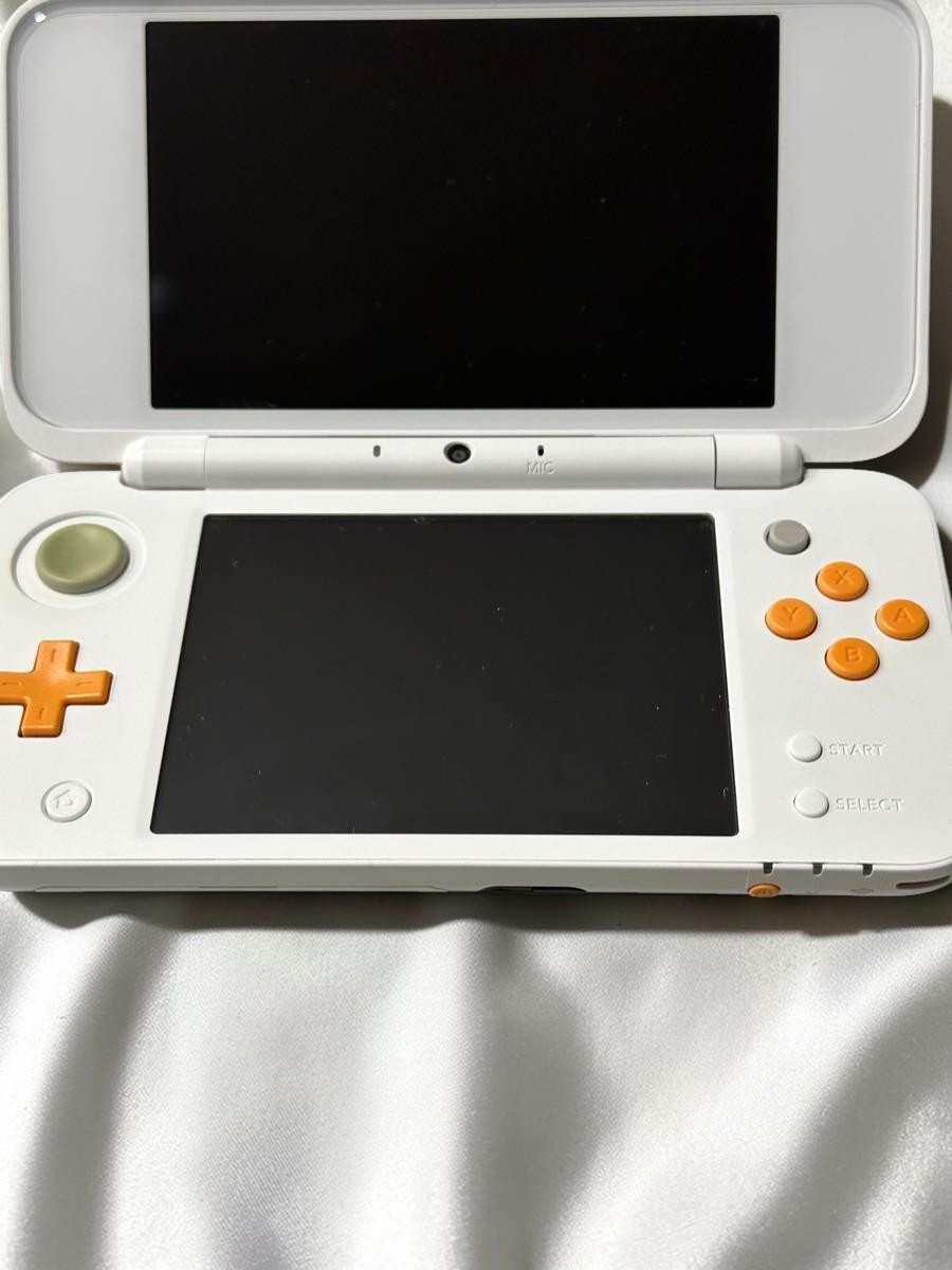 [EXC] New Nintendo 2DS XL LL White Orange Console Stylus Japanese ver w/Box