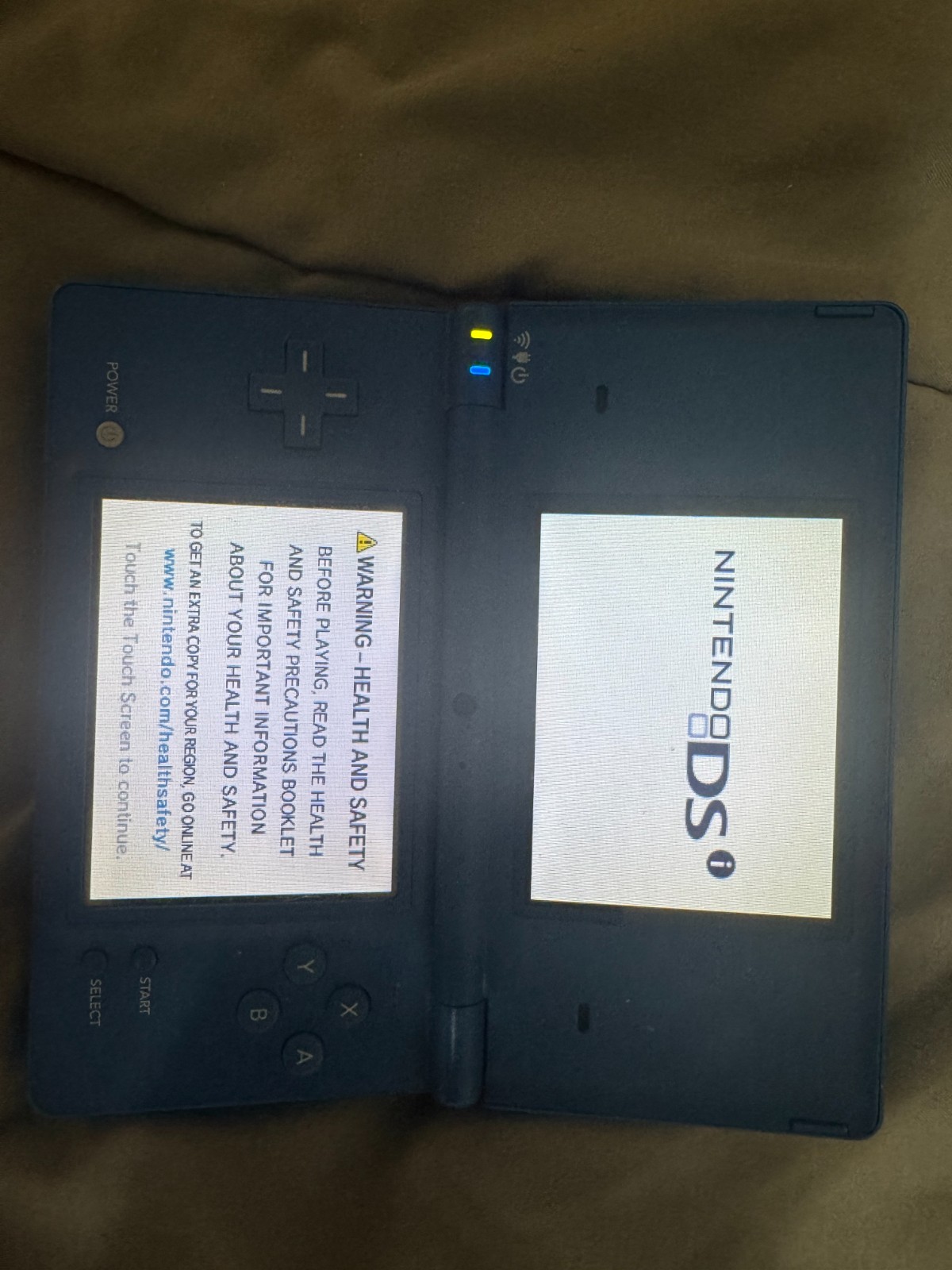 Nintendo DSi Light Blue Handheld Console with Charger