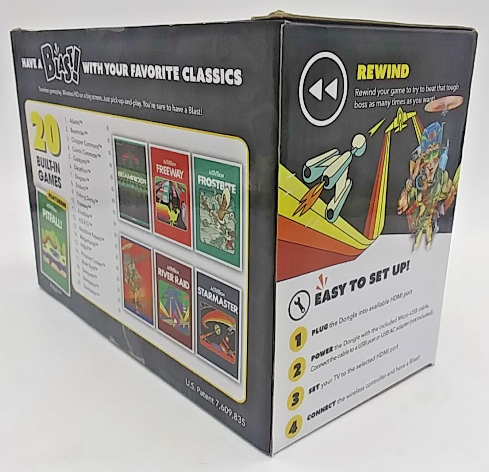 ATGAMES FLASHBACK BLAST! (Lot Of 2) Plug N Play TV Video Game Pitfall Space Inv
