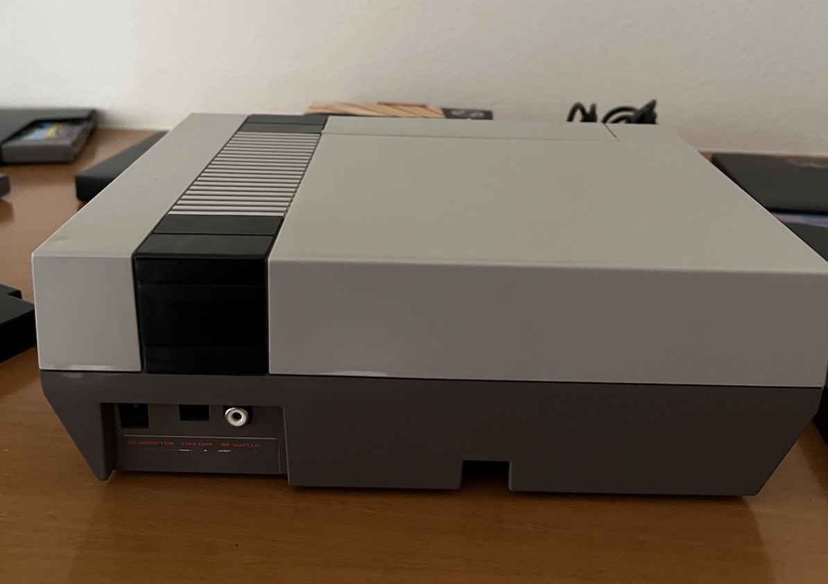 Nintendo NES Gray Console with 2 Controllers Tested and Working With 12 Games