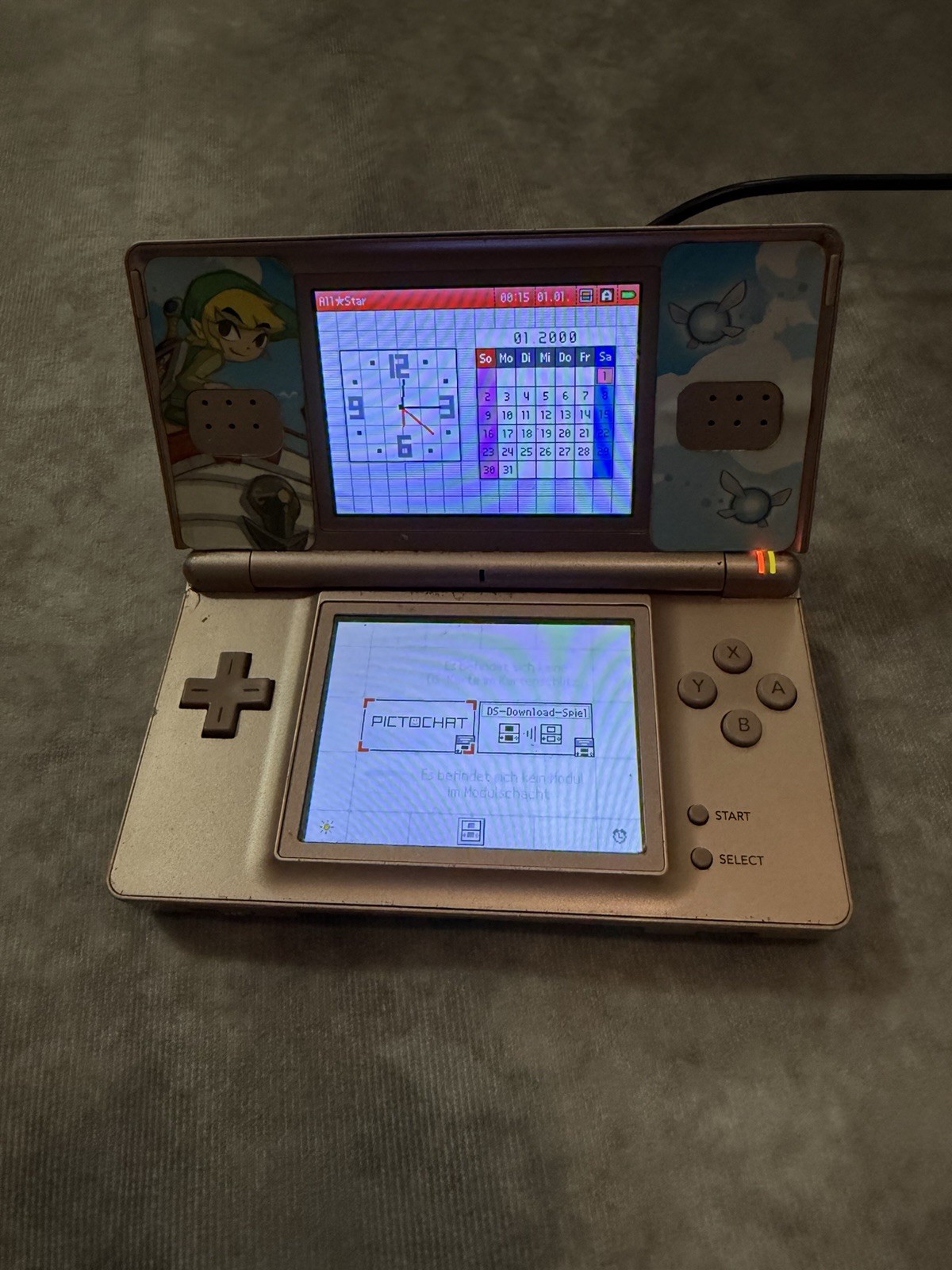 Nintendo DS Lite Model No: USG-001, Charging Cable, Includes Sonic Rush Game