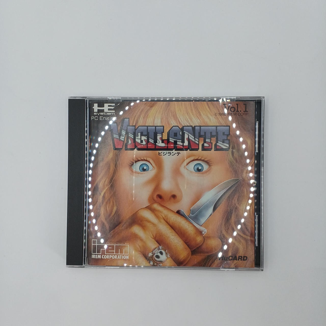 PC Engine HU Card Software Model Vigilante Irem