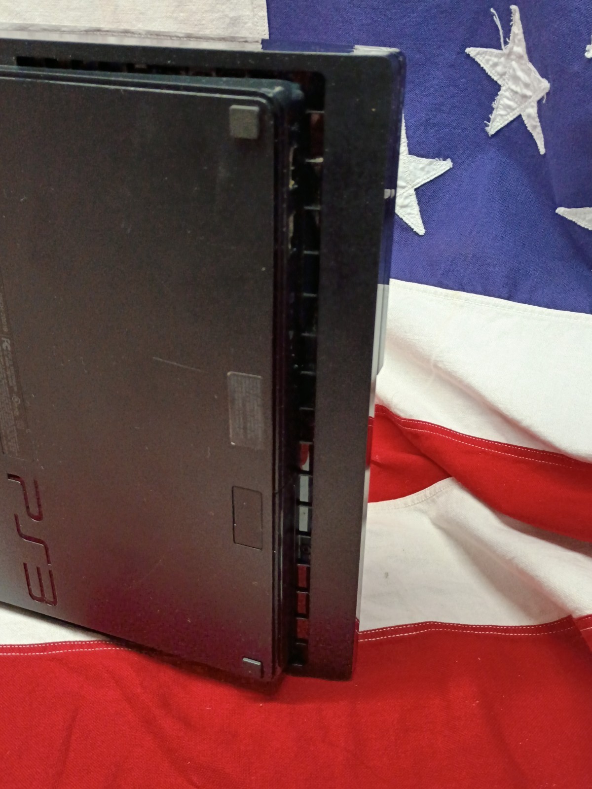 Sony PlayStation 3 Slim Launch Edition Black Console Tested Working