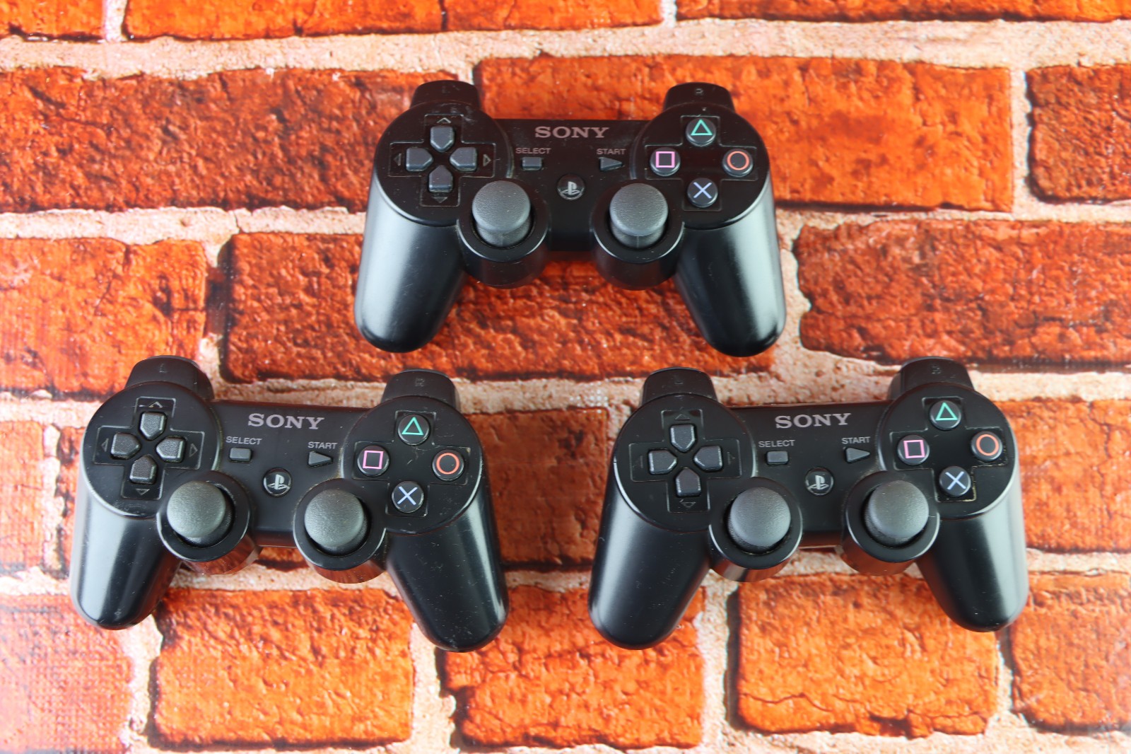 4X Sony PlayStation 3 PS3 Consoles 3X Controller Bundle PARTS OR REPAIR