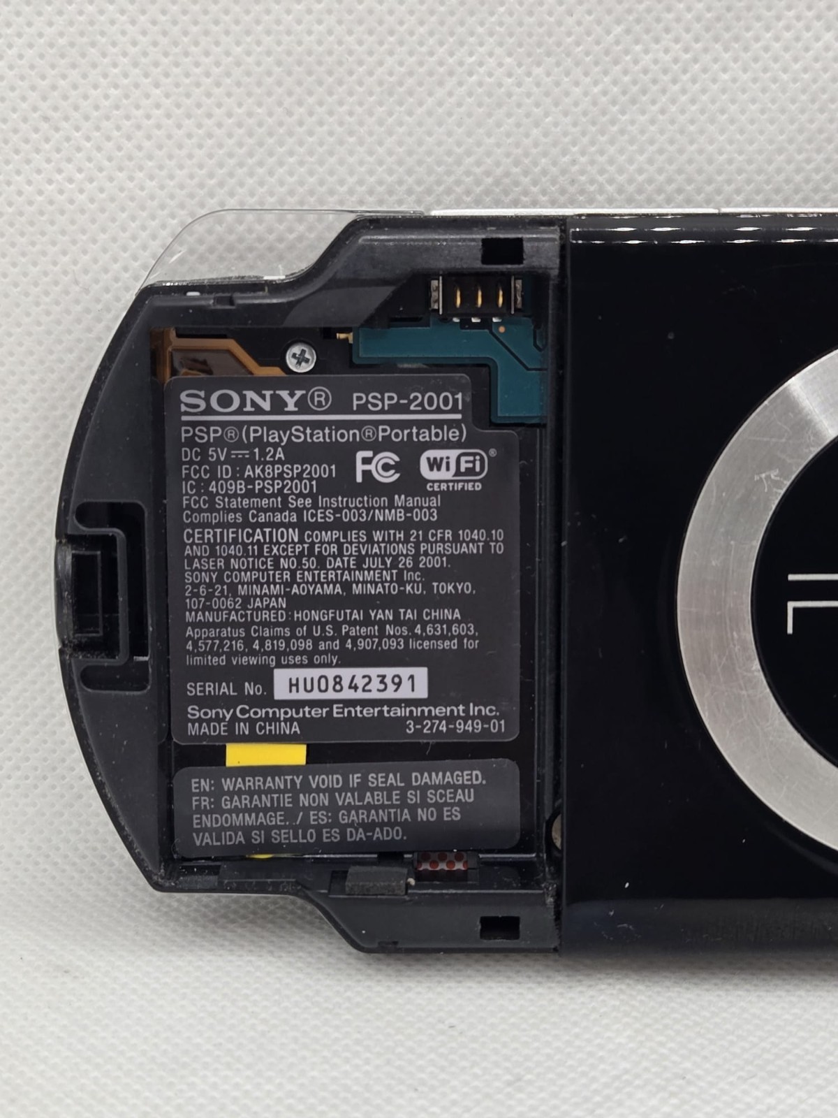 Sony PSP 2001 Piano Black – Charger, New Battery & 4GB Memory Card Included