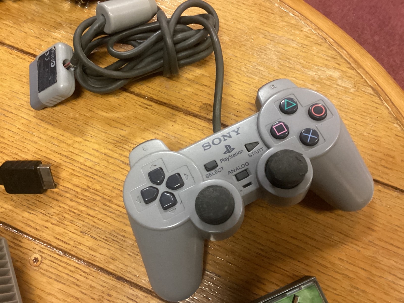 PlayStation 1 Console SCPH-9001 System Bundle Tested in Video Memory Card Game