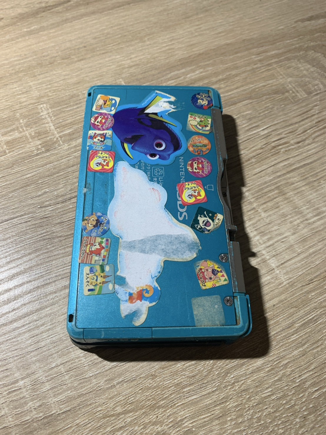 1907 Nintendo 3DS Aqua Blue For Parts