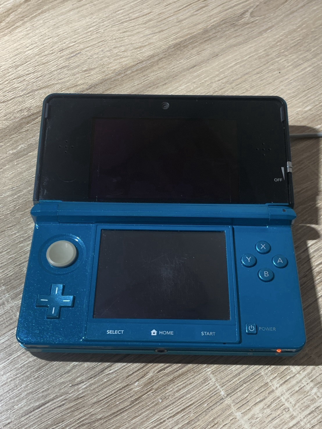 0823 Nintendo 3DS Aqua Blue Very Good TESTED