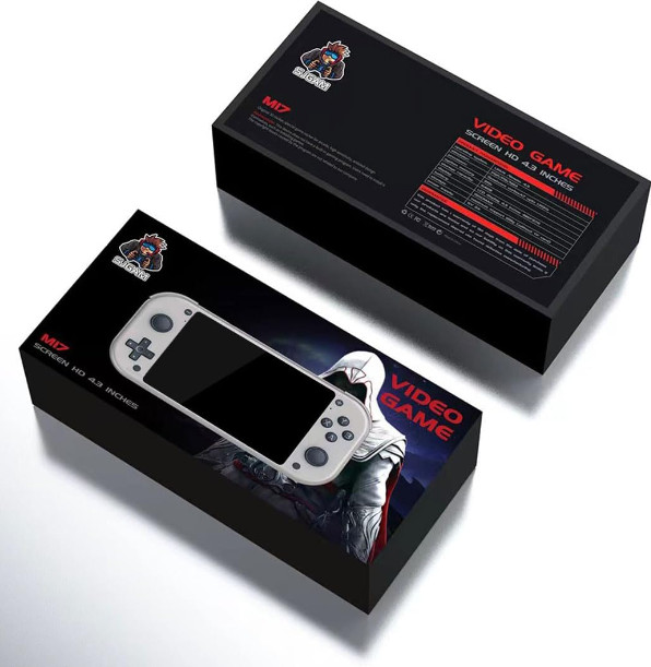 Portable Retro Video Game Handheld Console M17 4.3 Inch IPS Screen 128GB 19,000