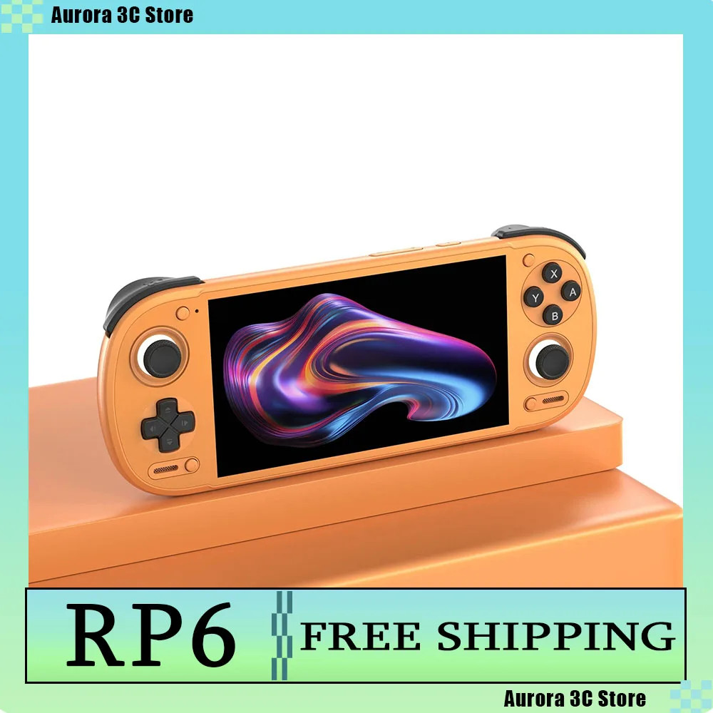 Black PR6 Trimui Smart Pro Retro Handheld Console birthday gift