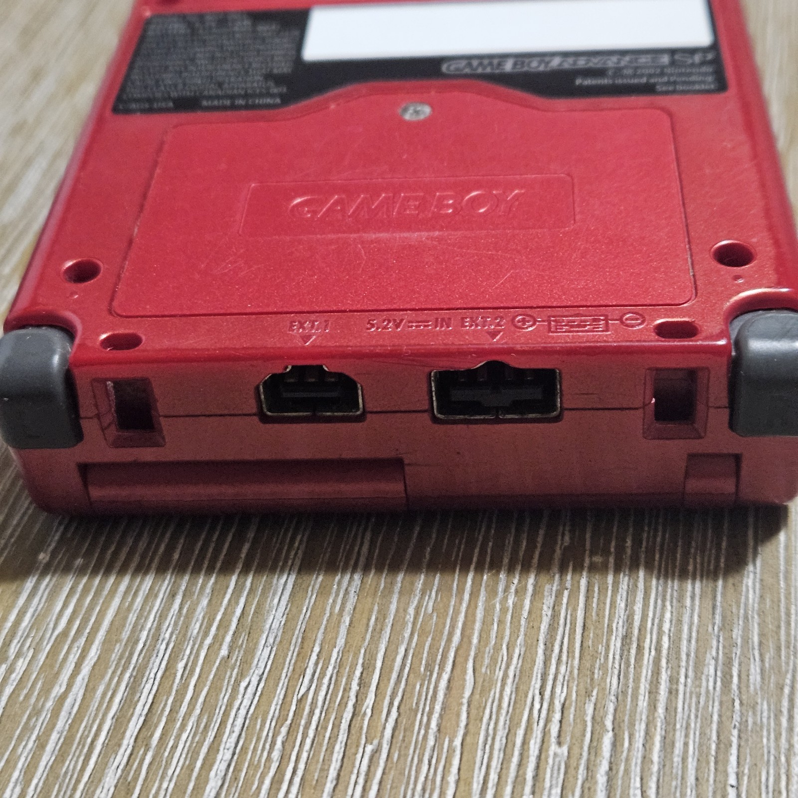 Nintendo Game Boy Advance SP Handheld System – Flame Red W Charger TESTED
