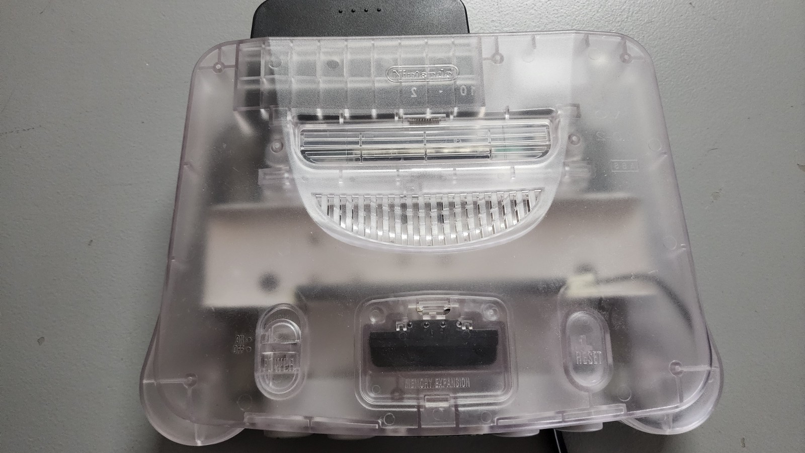 NEW Nintendo 64 N64 Limited Clear Crystal White Custom Console LED INSTALL