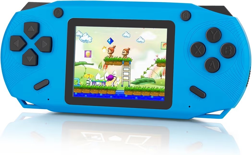 16 Bit Handheld Game for Kids, 3.0” Large Screen Retro Gaming Player, Preloaded