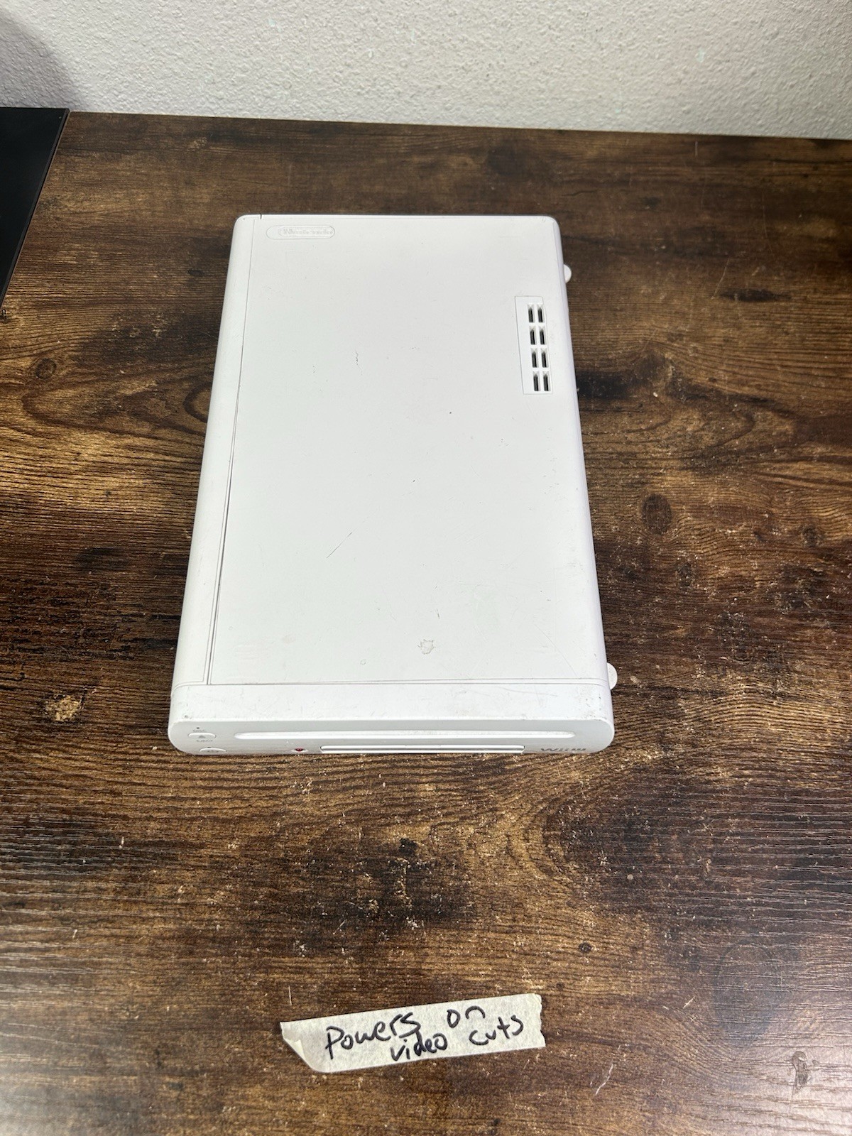 PARTS – Nintendo Wii U White Console System WUP-101(02) Parts Only
