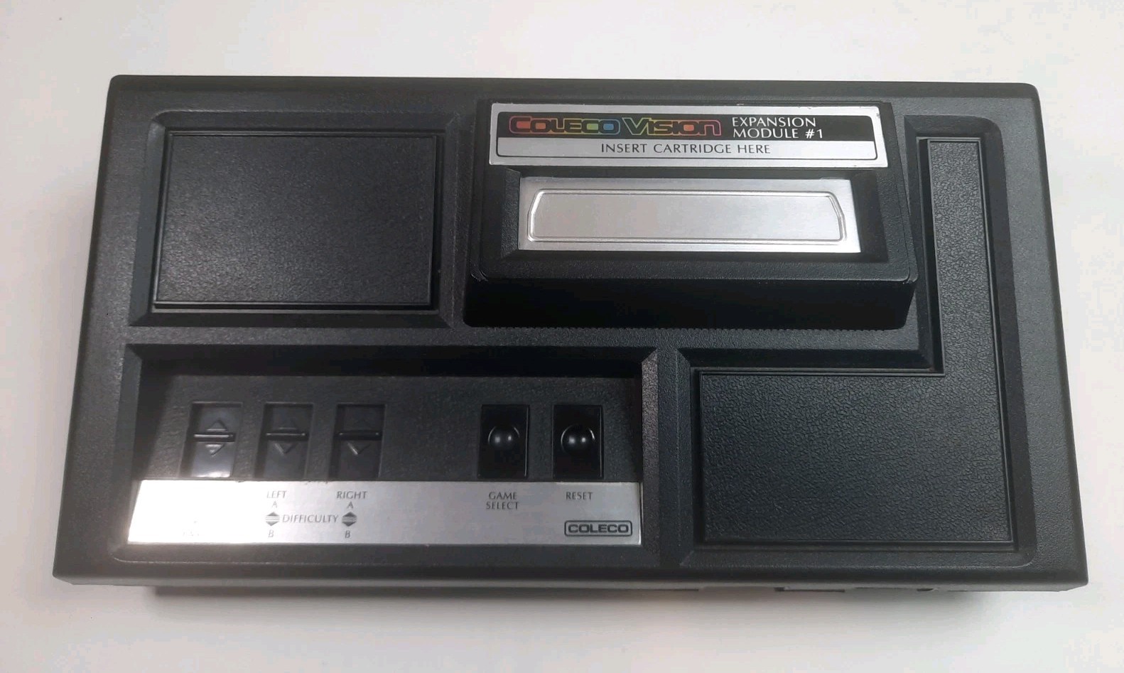 Colecovision w/ Expansion Module 1 & Coleco & Atari Games 6 Controllers