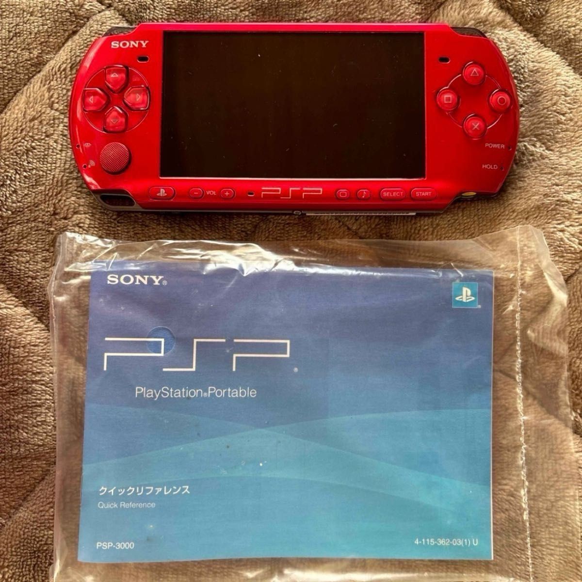 Sony PSP-3000 RR Pink with Box & Unopened Manual, Nice Condition