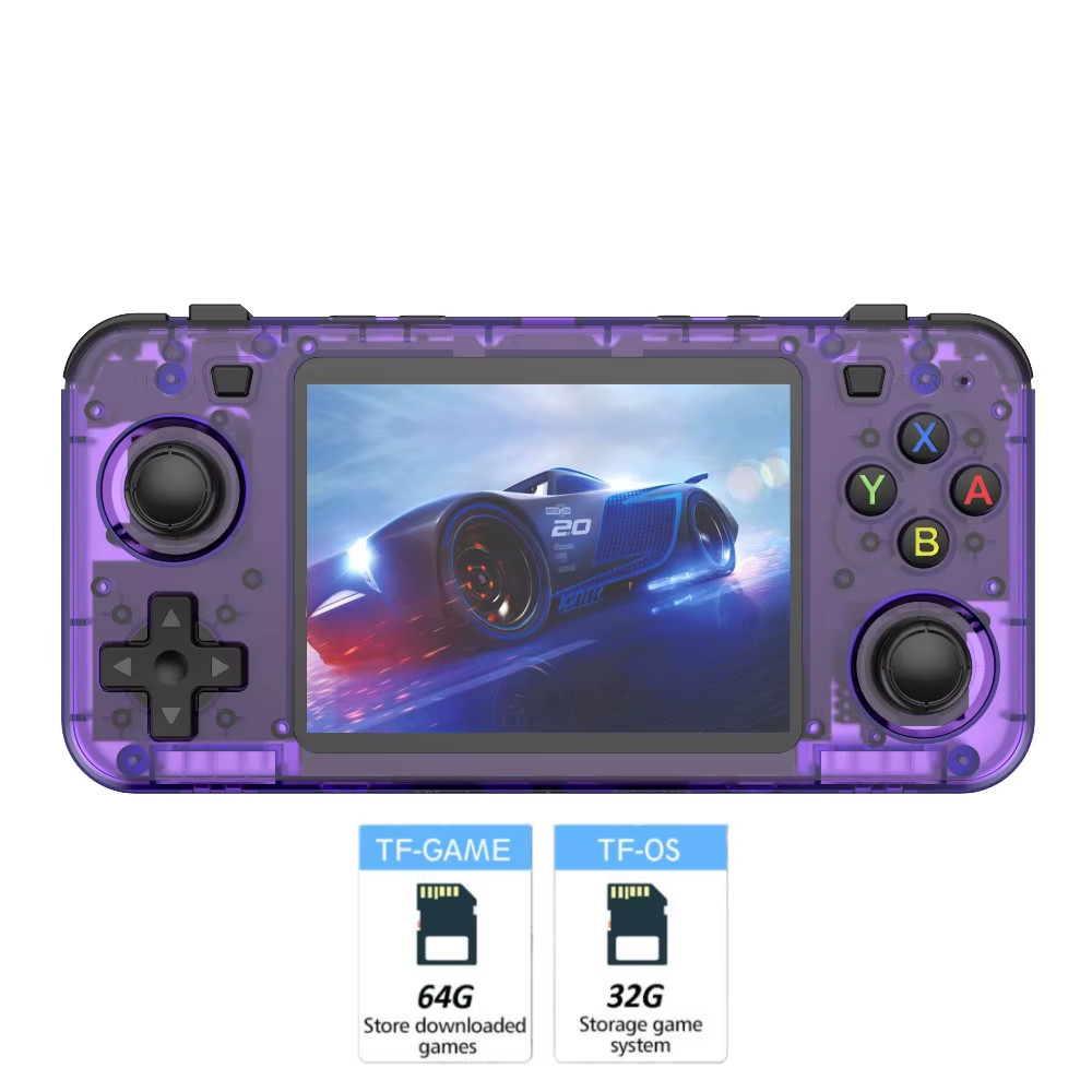 New R36H Game Console R36S Horizontal Retro Handheld Consolas Open Source Portab