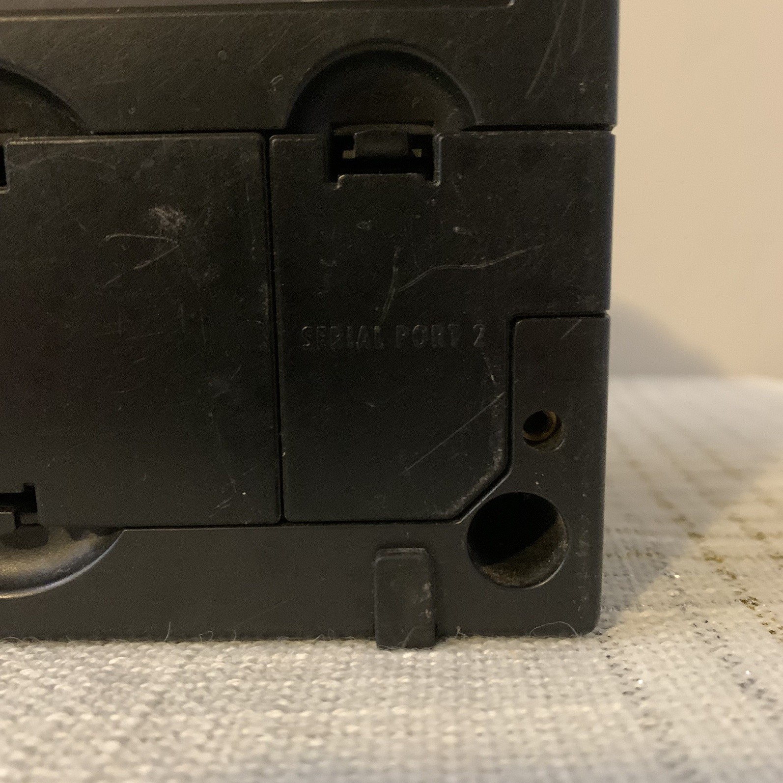 Nintendo DOL-101 GameCube Console Black No AV Cables Or Controller