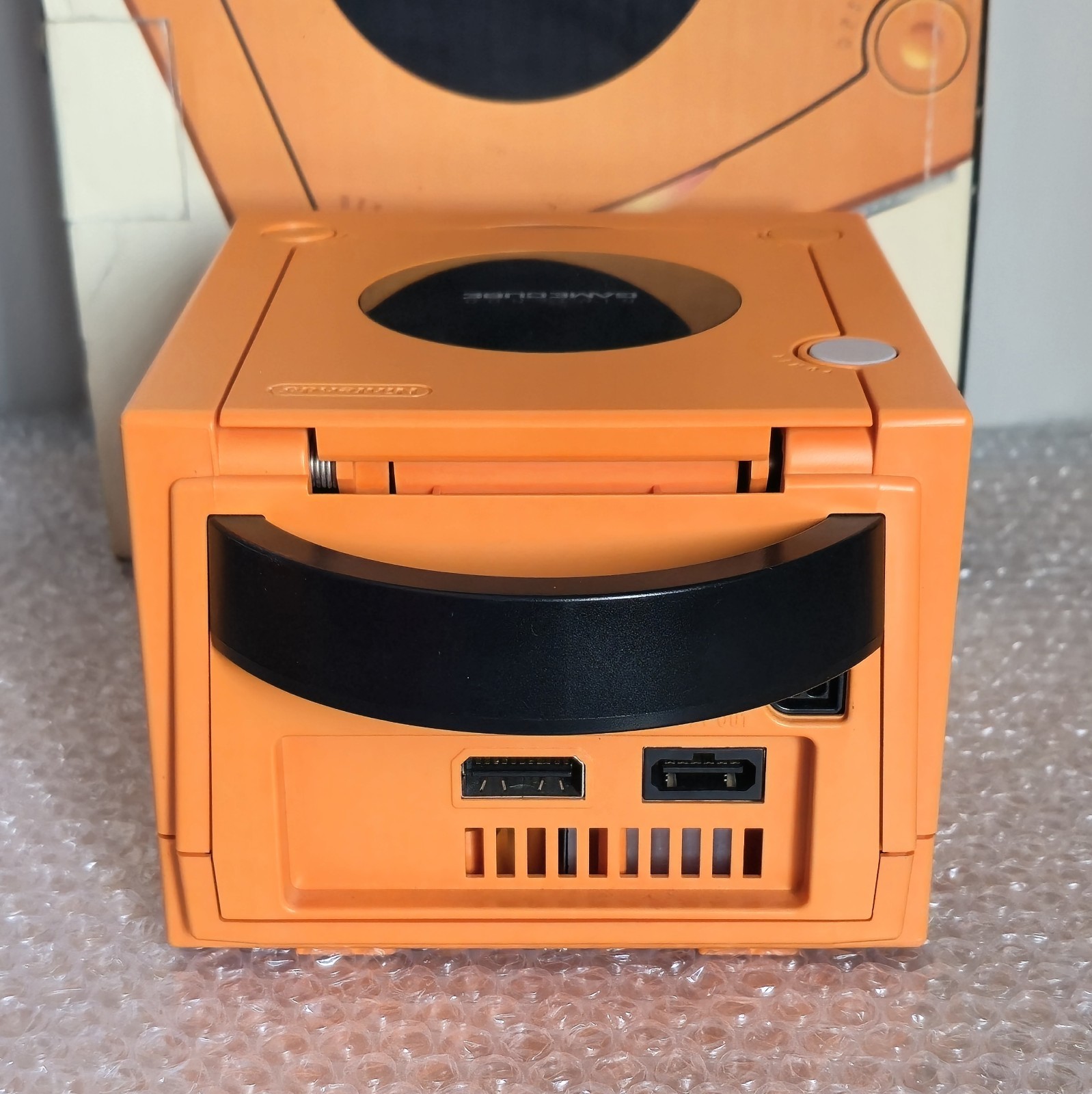 Korean Orange Nintendo Gamecube Console Boxed Rare Korea Version NGC