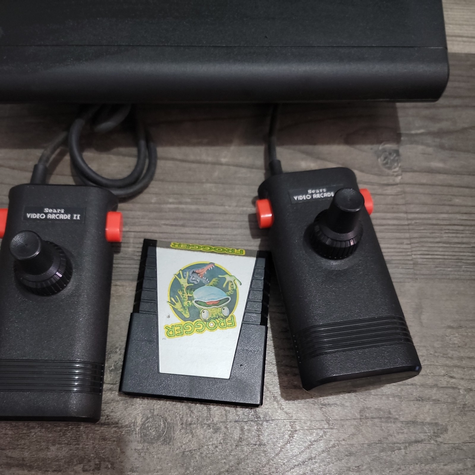 Atari 2600 Sears Video Arcade II Console System w/ Original Controllers Tested