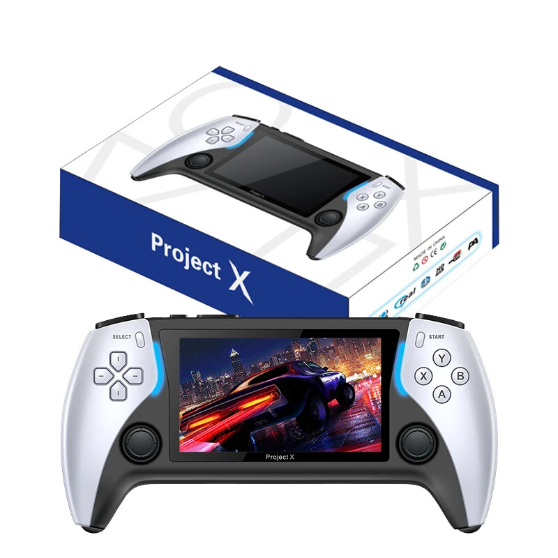 Project X 4.3-inch high-definition IPS screen game console, dual controllers