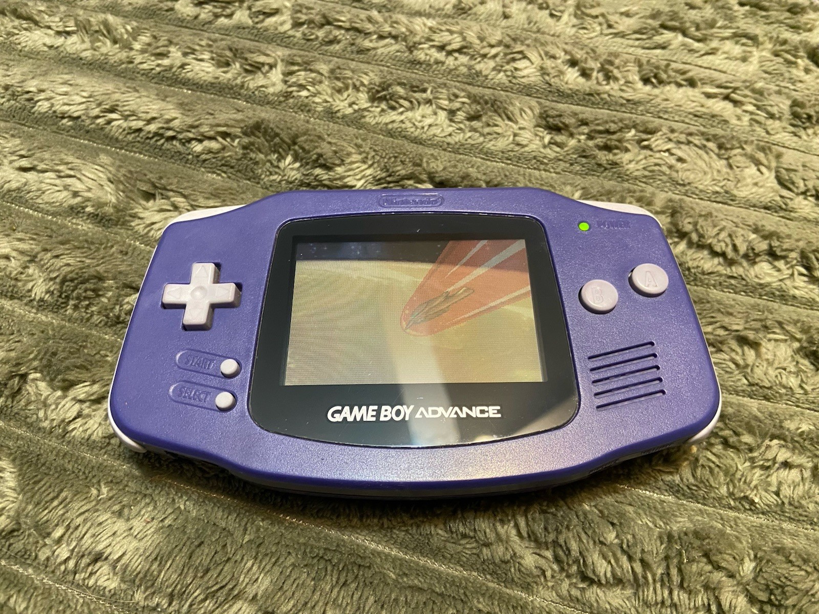 Game Boy Advance Indigo AGB-001 Nintendo Console GBA Console Only Tested