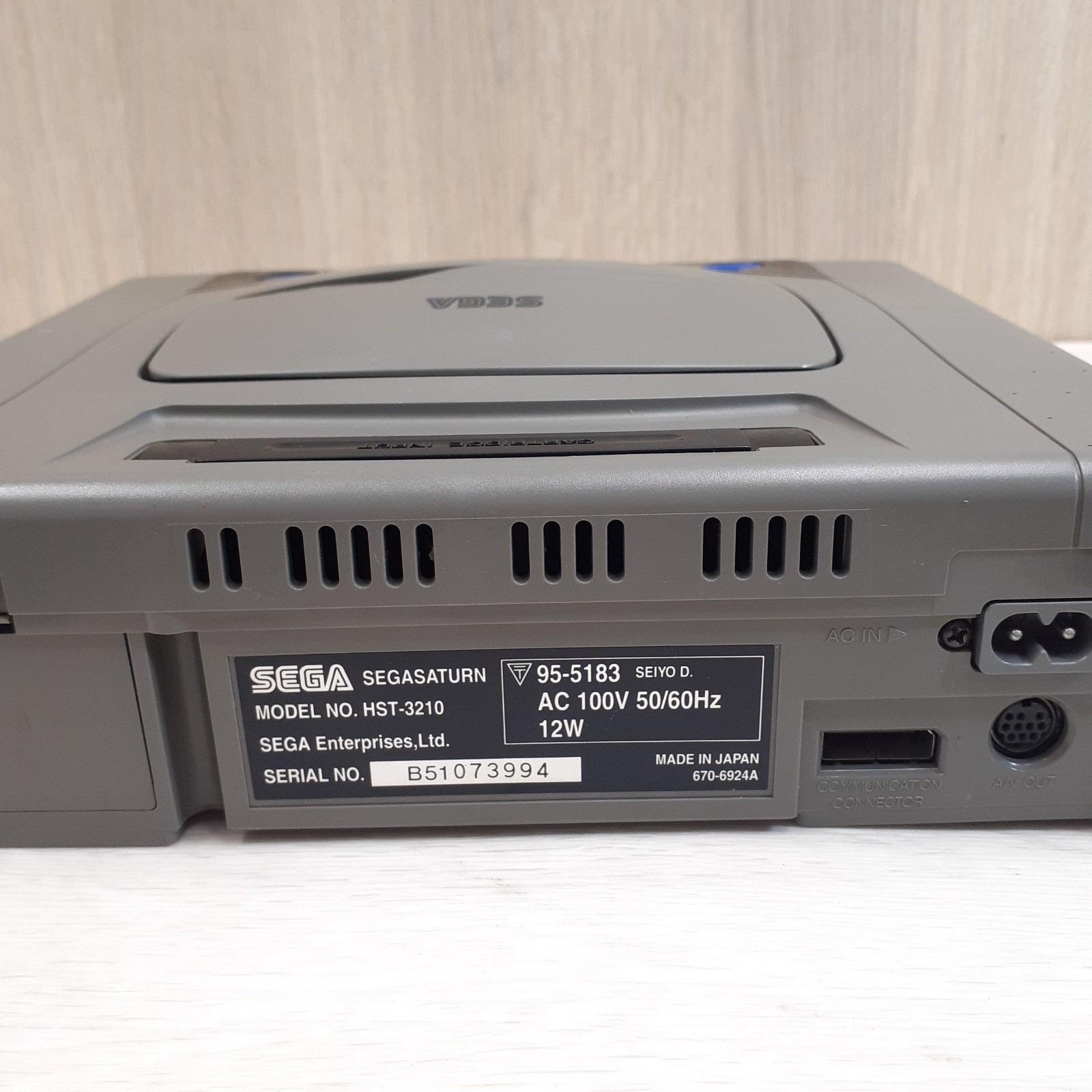 Sega Saturn Gray Console Bundle 1 controller 5 games Japan Last Bronx Gundam VF2