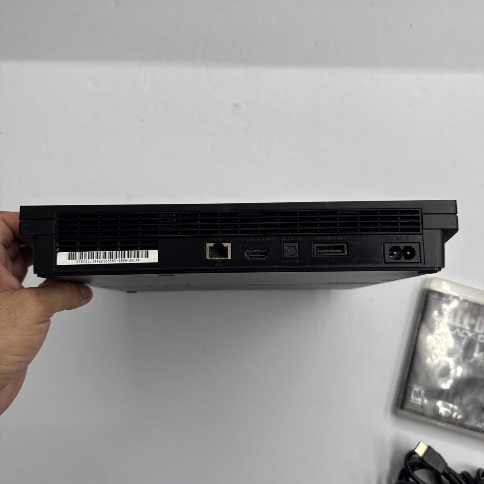 PS3 – Sony PlayStation 3 Slim 160GB Charcoal Black Console Tested Working #2939