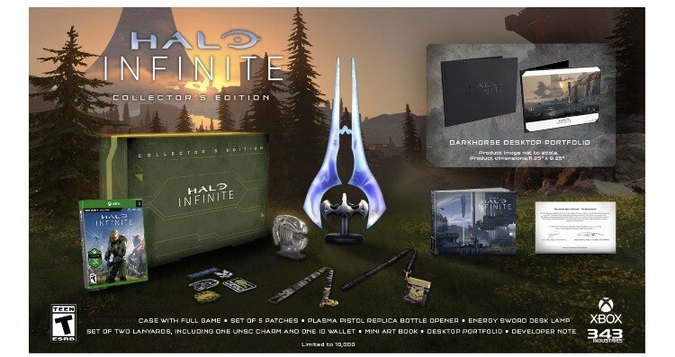 Halo Infinite Collectors Edition Standard Case for XboX & XboX one NO CONSOLE