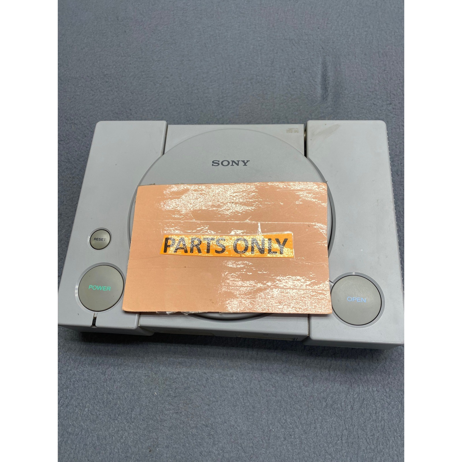 Sony PlayStation 1 Console PS1 Grey Parts Only Non-Working Original System