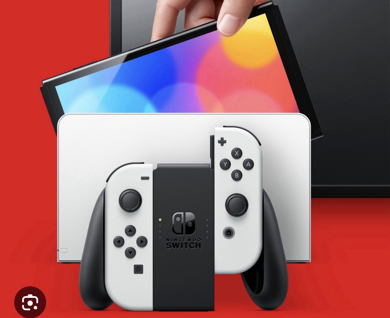Nintendo Switch OLED Model HEG-001 Handheld Console – 64GB – White